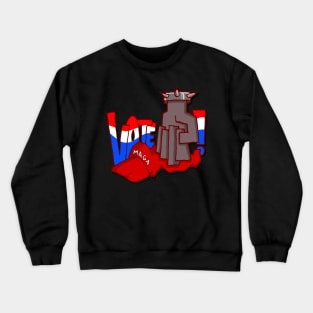 Dead Maga Hat - Vote Blue - African American Hand Crewneck Sweatshirt